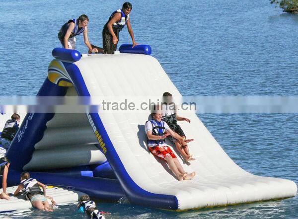 commercial aqua slide, kids water park slide, inflatable water slide and climbing