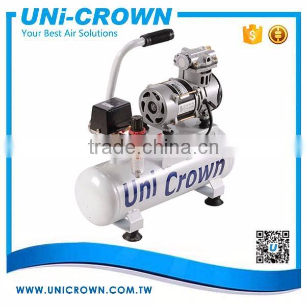 UN-50PT 220V Oilless Air Compressor set 7kgf/cm2 50LPM 6L 400W