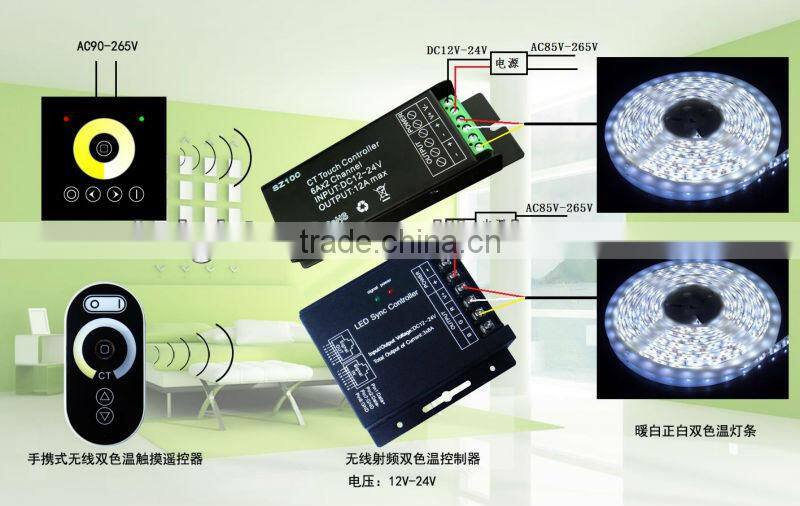 SZ100-CT,color adjustable Controller,W+WW LED Controller