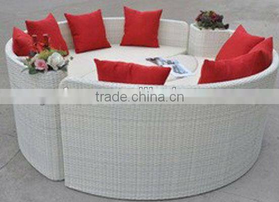 wicker furniture outdoor sunbed