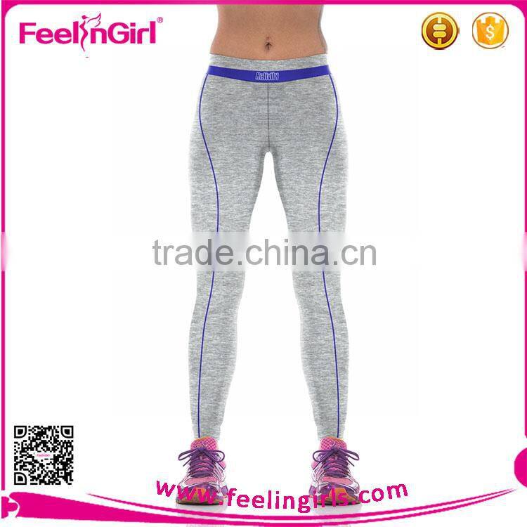 Ladies Stretchy Sports Wear Custom Fitness Leggings