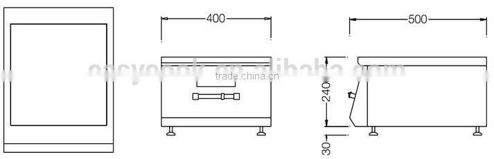 Table top stainless steel magnetic induction stove