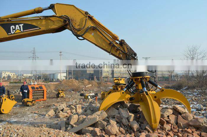 5 teeth hydraulic rotating grapple / orange peel grab