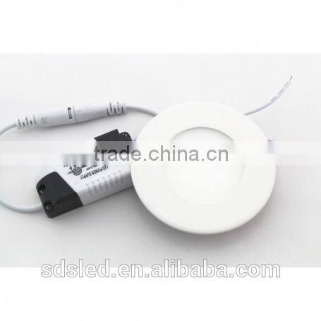 LED Panel light lighting 3W Warm White Round Shape-White led panel light