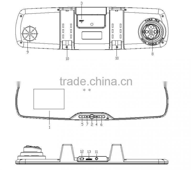 2.7'' HD IR Night Vision Car DVR with Motion Detection Function JVE - 27F
