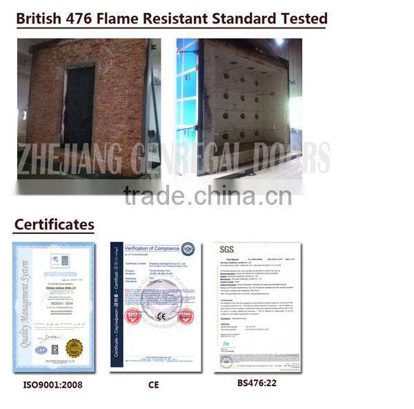 BS476 hotel h60 fire wood door