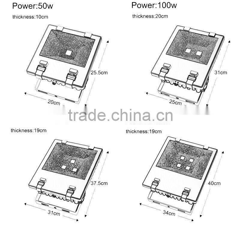 New prodcuts IP65 rechargeable RGB led floodlight 10w for outdoor
