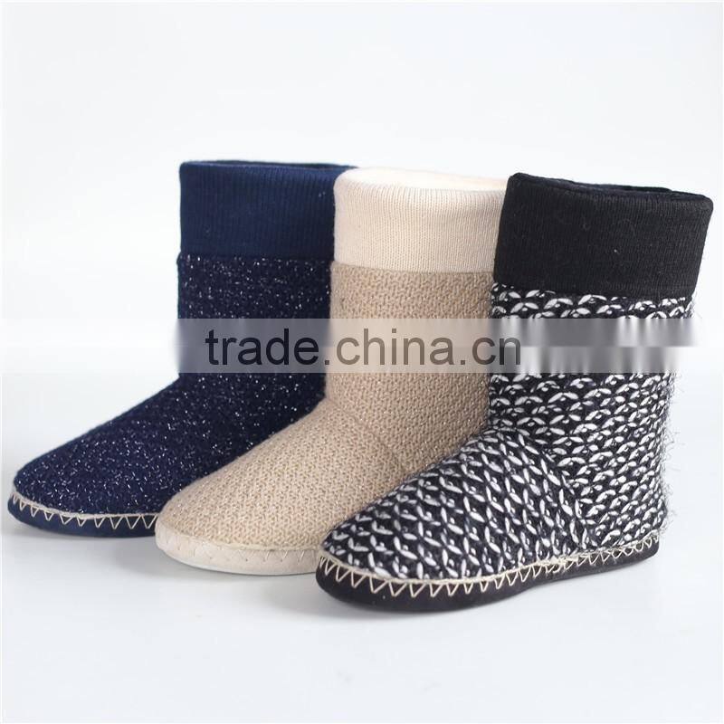 Ladies coral fleece indoor boot