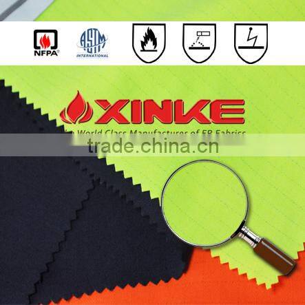 Xinke EN11612 proban woven fireproof modacrylic protex fabric for coveralls