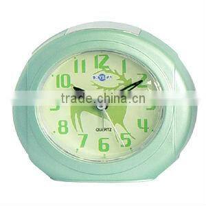 plastic table alarm clock snooze light clock, desk clock