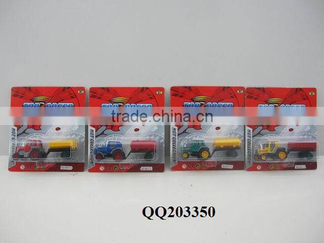 Mini free wheel die cast construction truck