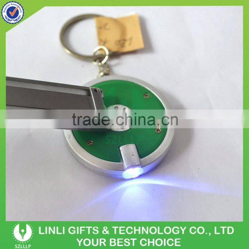 Cheapest Round Plastic Flashlight Keyrings