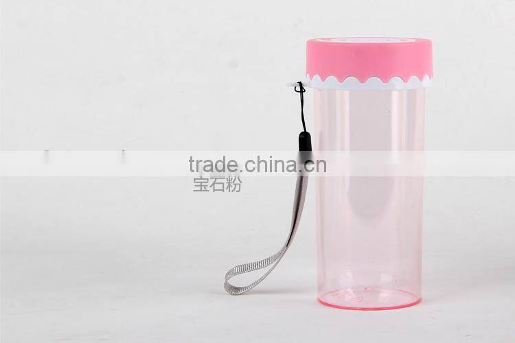 High quality clear plastic water bottles lollipop cup