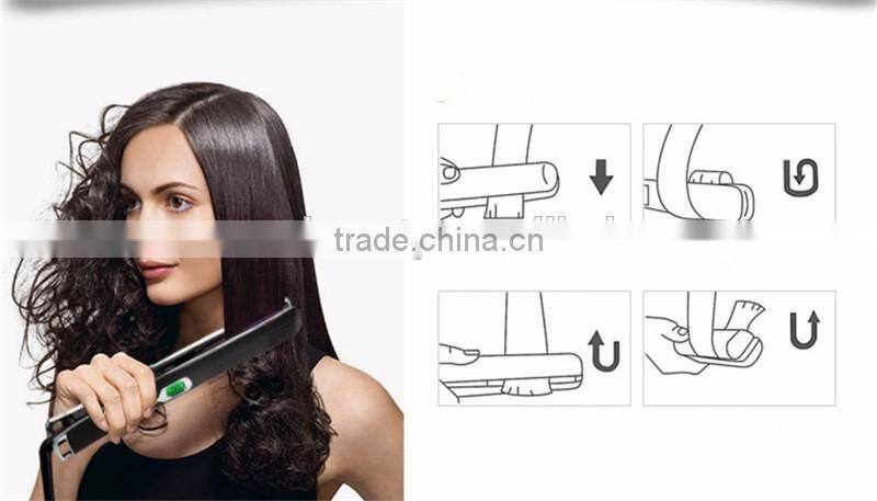 PRO Nano Titanium 1/4 inch ionic generator 450 degrees Flat Iron