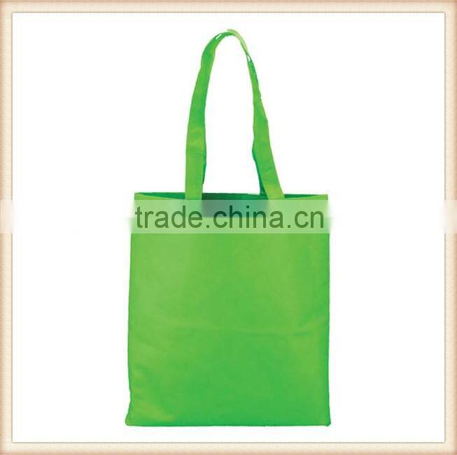 Reusable 600D polyester Shopping tote Bag with front zipper pocket