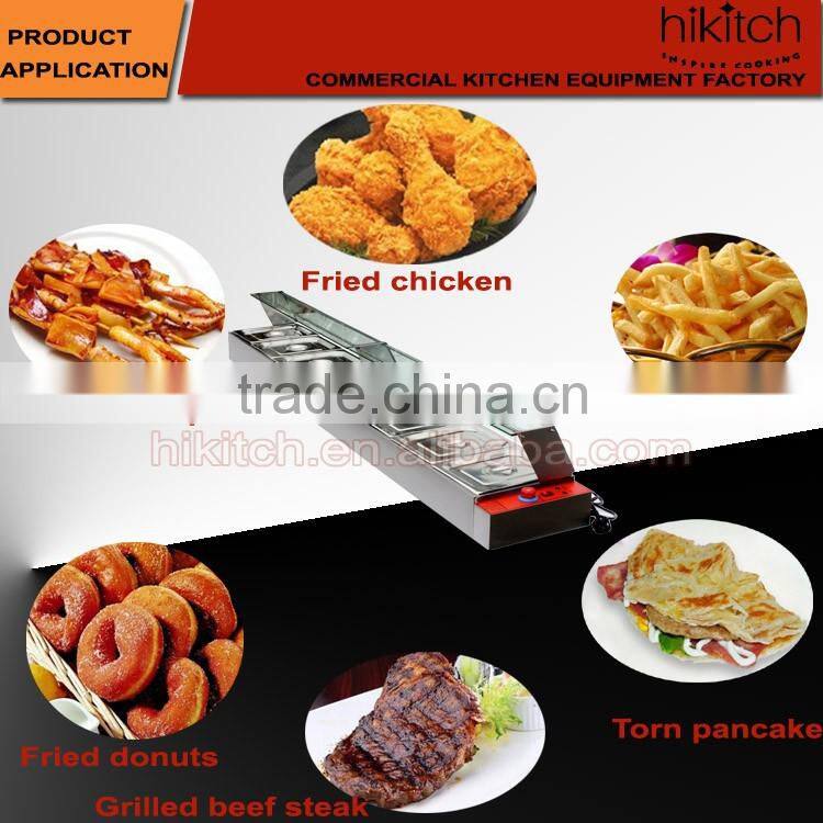 Guangzhou commercial kitchen equipment factory 8-basin eelectric bain marie