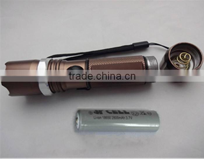 Onlystar GS-9028 adjustable focus tactical flashlight zoomable outdoor sports camping zooming swat flashlight