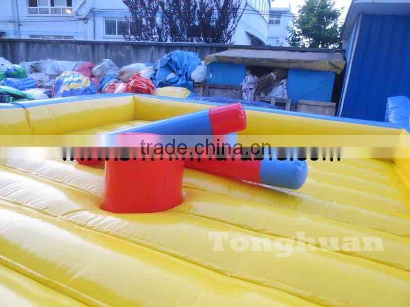 2015 big baller wipeout inflatables / inflatable red big baller games / big baller inflatable obstacle course