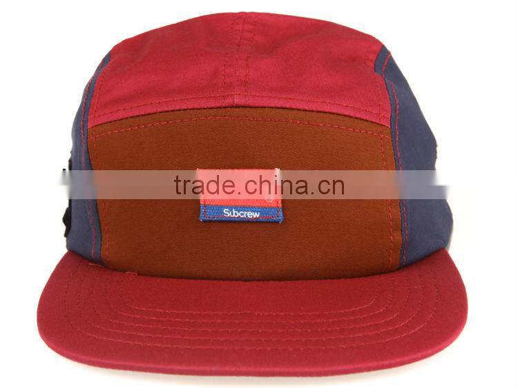 patckwork color uique plaid worn out baseball cap