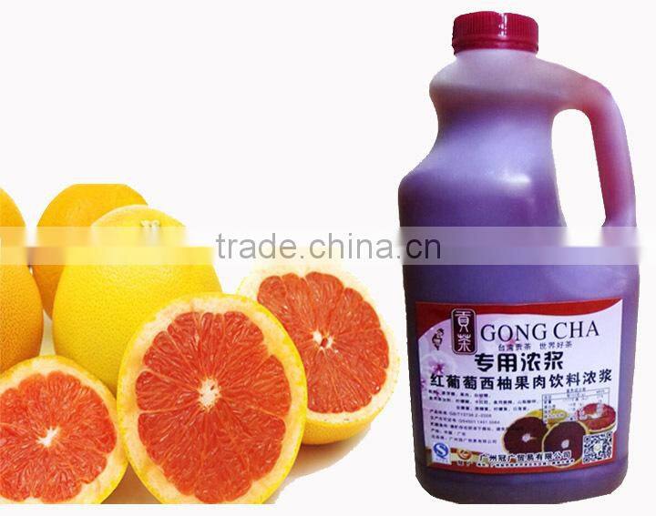 Red grapes grapefruit concentrate fruit juice