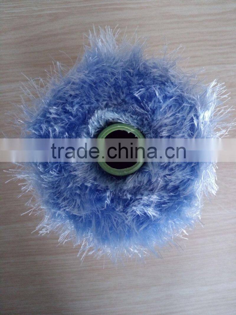 1/7.5nm 100% polyester feather knitting yarn