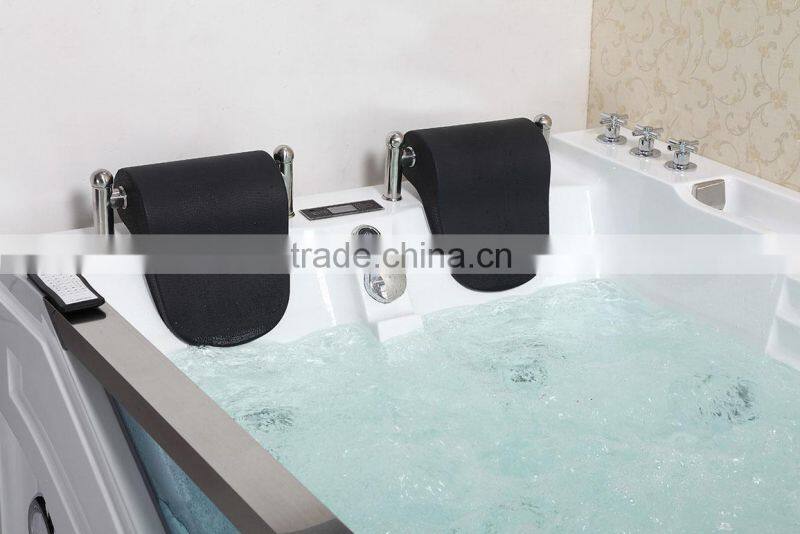 Corner CE white color acylic whirlpool japanese hot tub