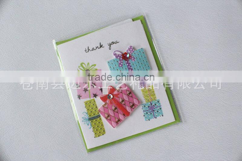 Hot sale new funny diy christmas day greeting card