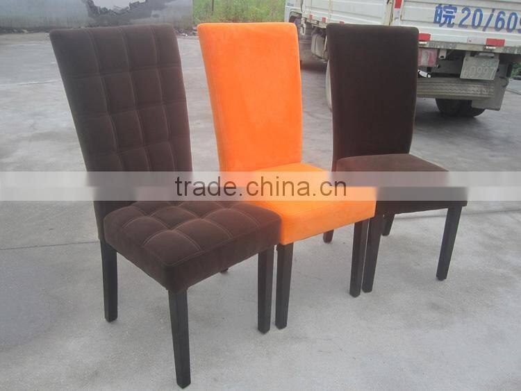 Luxry fabric fashionable High back Dining chair Y414