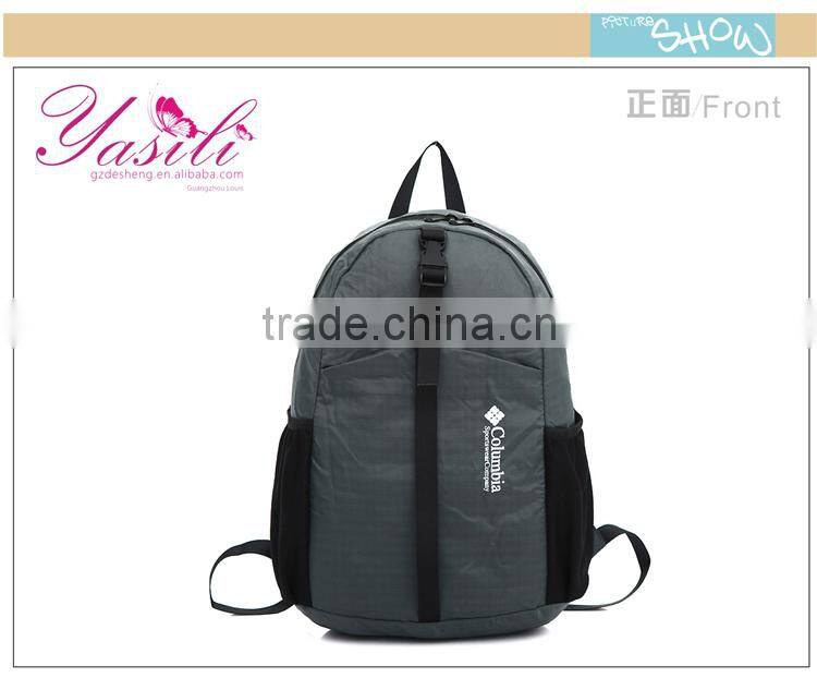 2014 new and fashional backpack beverage dispenser, material polyester folding travel backpack