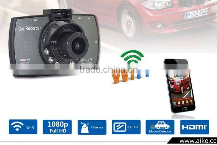 2016 New WiFi Car DVR Video Recorder Camera wifi camera 1080P Night Vision DVRS Dash Cam 170 Degree Support Apple Andriod
