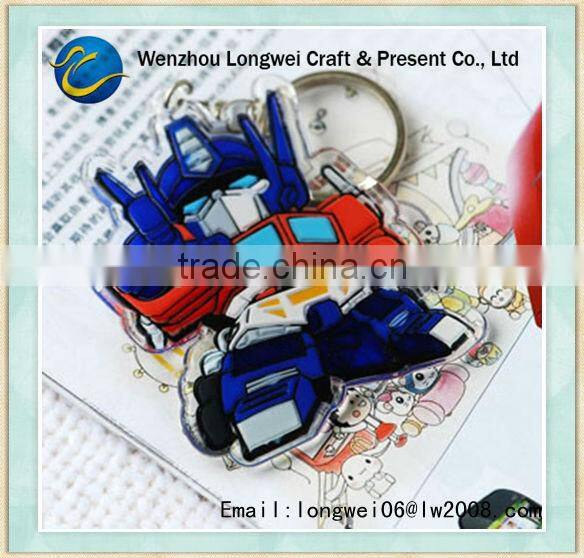 Boomerang shaped keychain custom/hard hat keychain/london keychain