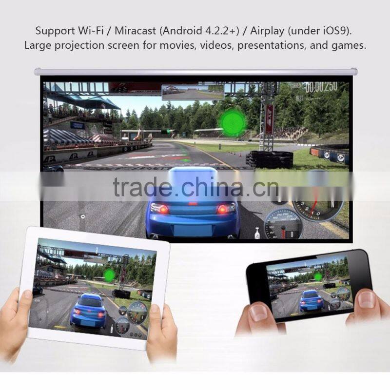 Best Gift DLP Style and Yes Home Business and Meeting Use 100 Bright Lumen Projector