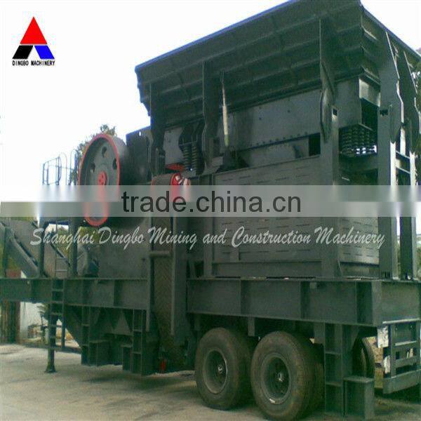 China top Mobile Jaw Crusher plant cone crusher feeder