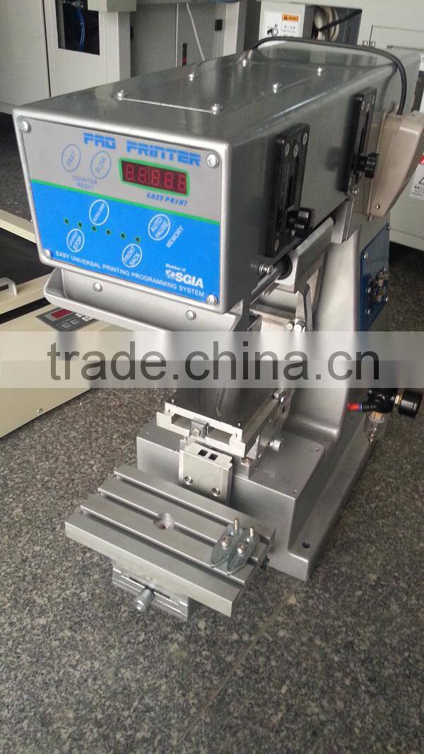 1 color sealed ink cup mini cheap electric and pneumatic pad printer GW-MINI-CP