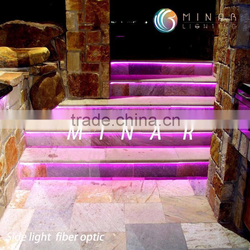2015 China manufacturer side glow stair step light for exterior stair