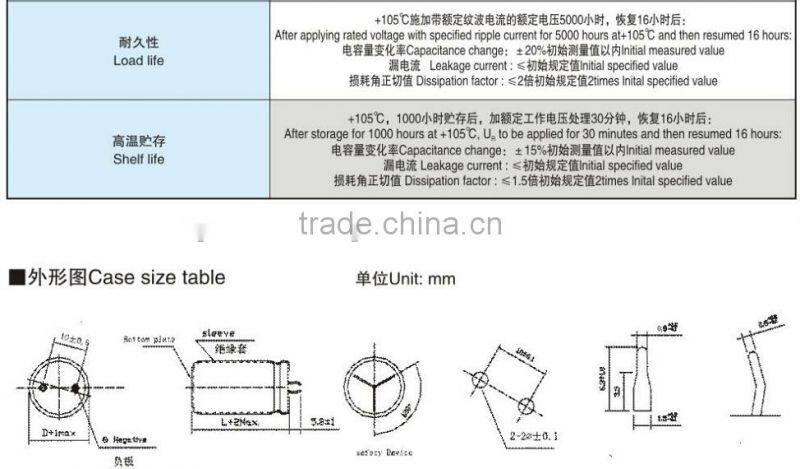 Used for large electrolytic capacitor switching power supply