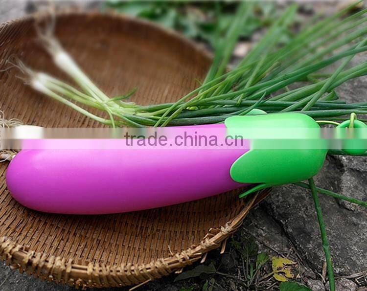 Hot Sell Unique Umbrella Sun And Rain Folding Umbrella Eggplant Shape Umbrella