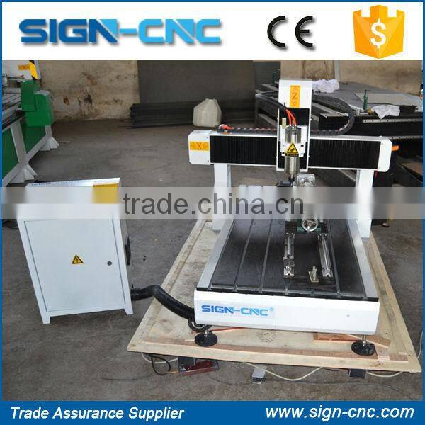 small desktop wood 3d cnc router 6090 , mini aluminum engraving machine