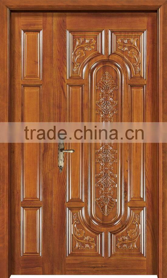Main entry double solid wood master-subfield door YHA-1116