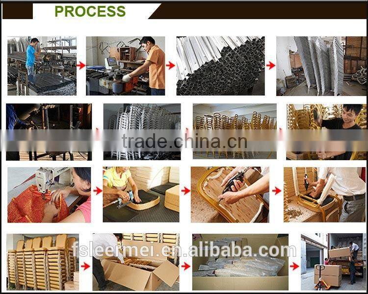 E007Cheap Durable Upholstered Aluminum Banquet Chairs