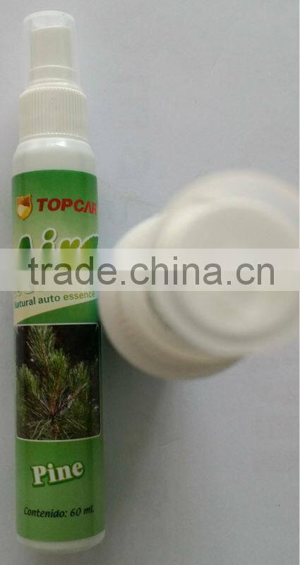 2015 new design 60ml spray perfume car air freshener