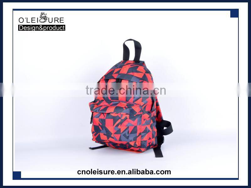 2015 own brand fashion design foldable backpack school backpack
