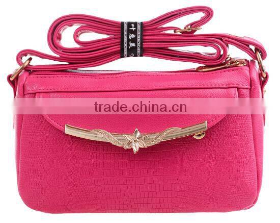 High capacity blue crossbody small bag for women