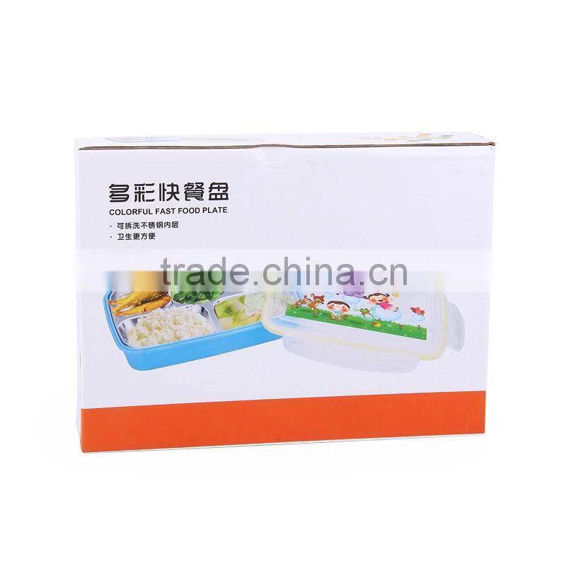 5 compartment stainless steel hot bento lunch box