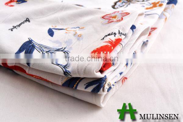 Mulinsen textile DTY floral pattern with foil gold jacquard fabric for apparel