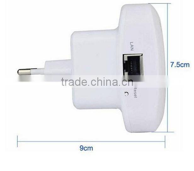 Network Routers 300Mbps 802.11 Wifi Repeater Wireless-N AP Range Signal Extender Booster EU Plug wi fi