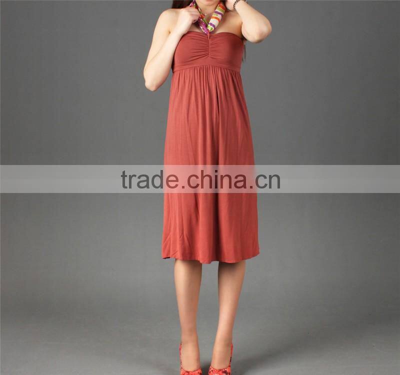 modern red sexy mature party dress oem factory