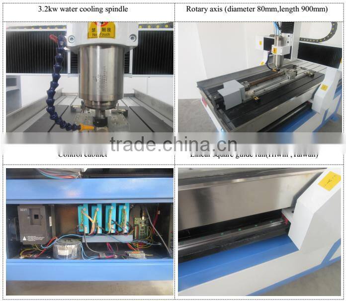 Wireless handwheel Temperature display panel copper brass iron cnc engraving router