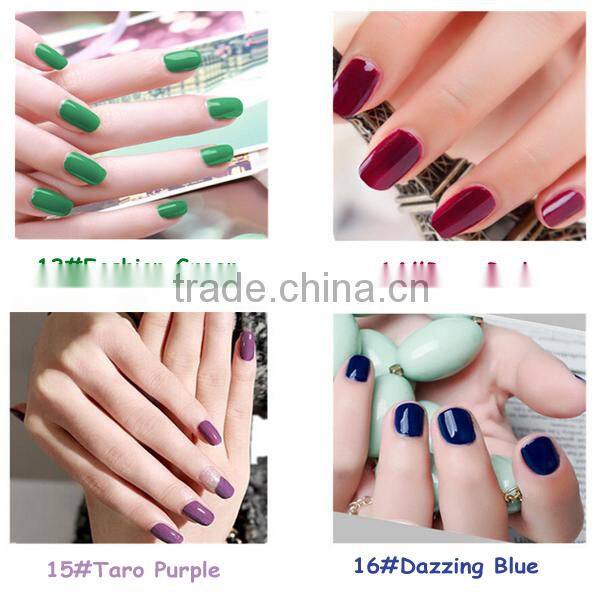 18color peel off One Step Nail Polish environmentally friendly nail polish Non-flavored Peel Off Nail Polish