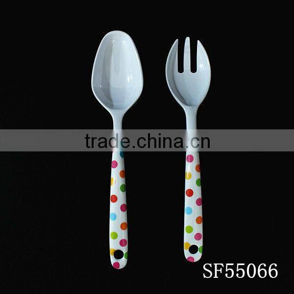Cute design kids melamine plastic fork